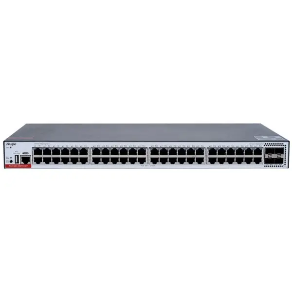 Ruıjıe Rg-Cs83-48Gt4xs-P 48 Port 10/100/1000 48 Port Poe 4-Port 1G/10G Sfp+ 405W Layer 3 Yönetilebilir +Cloud Managed  Rack Mount Swıtch