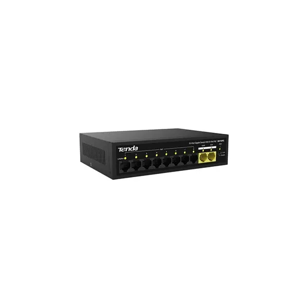 Tenda Sg110pc 10 Port 10/100/1000 8 Port Poe 2 Port Uplınk 100W Yonetılemez Desktop Swıtch