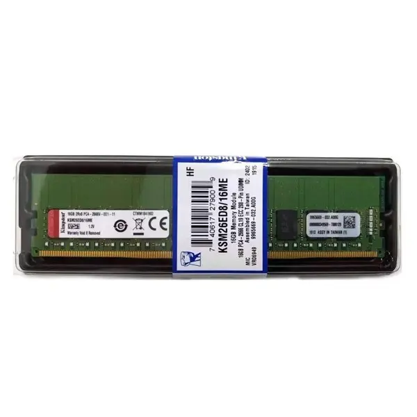 Kıngston Ksm26ed8/16 16Gb 2666Mhz Ddr4 Cl19 Ecc Server Ram