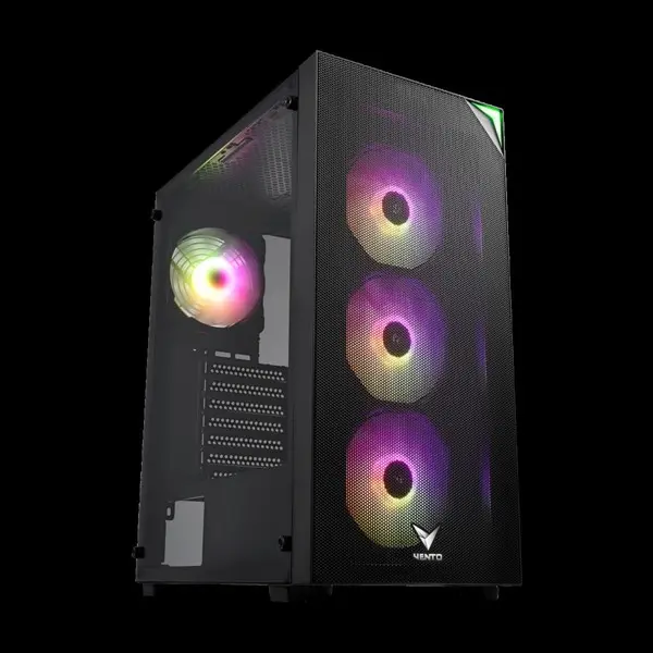 Vento Vg4200s 750W 80+ Usb3.0 4X12cm Rgb Fan Sıyah E-Atx Kasa