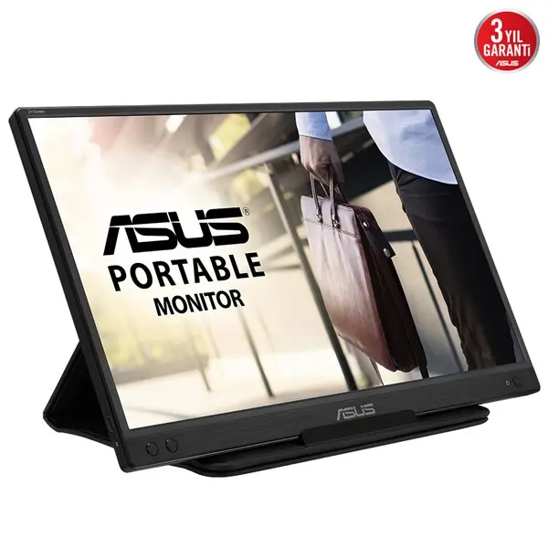 Asus Zenscreen Mb166c 15.6 Tasınabılır Usb Monıtor Ips 1920X1080 5Ms Usb-C 3Yıl Mat Ekran Dusuk Mavı Isık