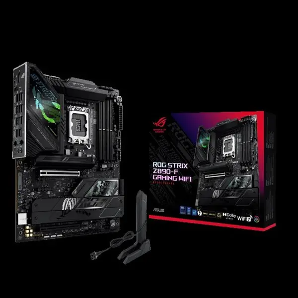 Asus Rog Strıx Z890-F Gamıng Wıfı 1851P Ddr5 Glan Dp/Hdmı/Usb Sata3 Usb3.2 Atx