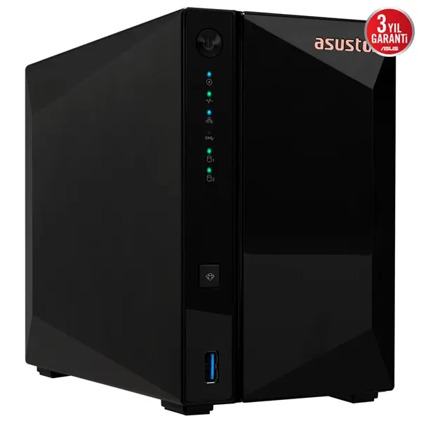 Asustor As3302t V2 2Gb 2 Bay 2.5Gb Lan Depolama Ünitesi